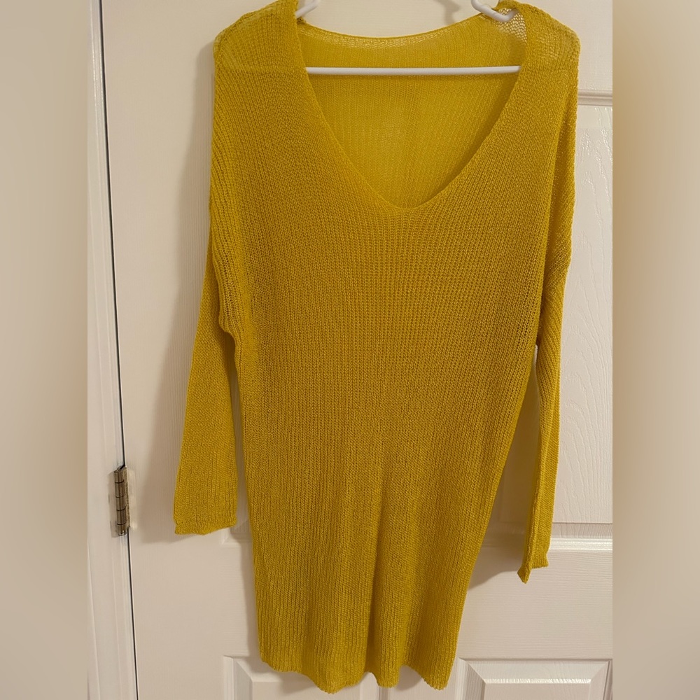 Yellow sweater